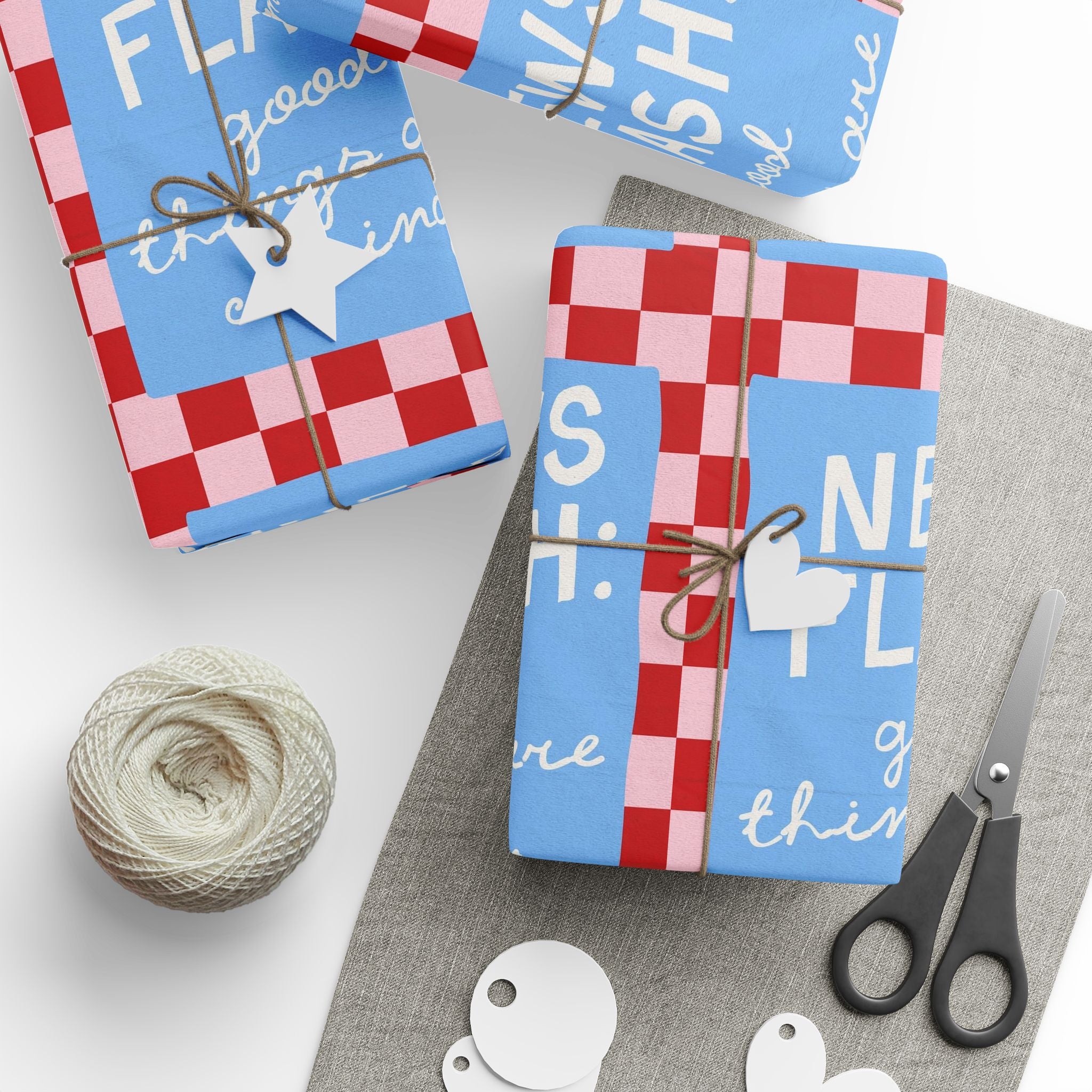 News Flash Wrapping Paper