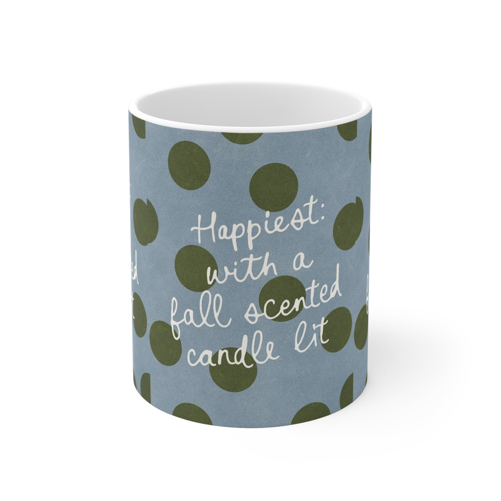 Happiest With A Fall Scented Candle Lit