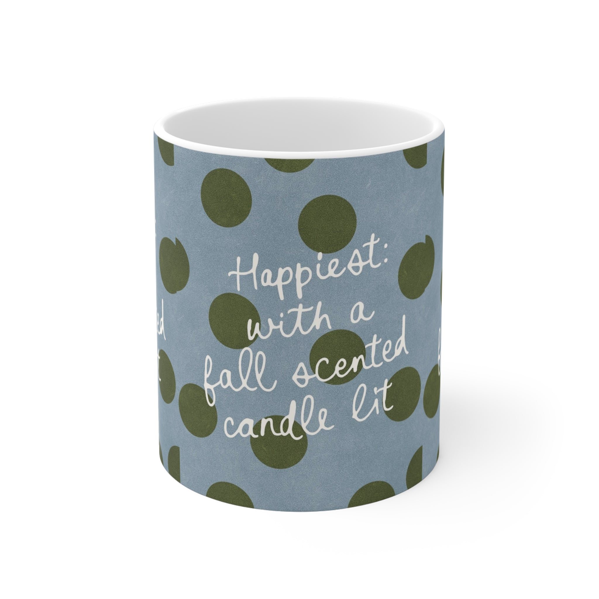 Happiest With A Fall Scented Candle Lit