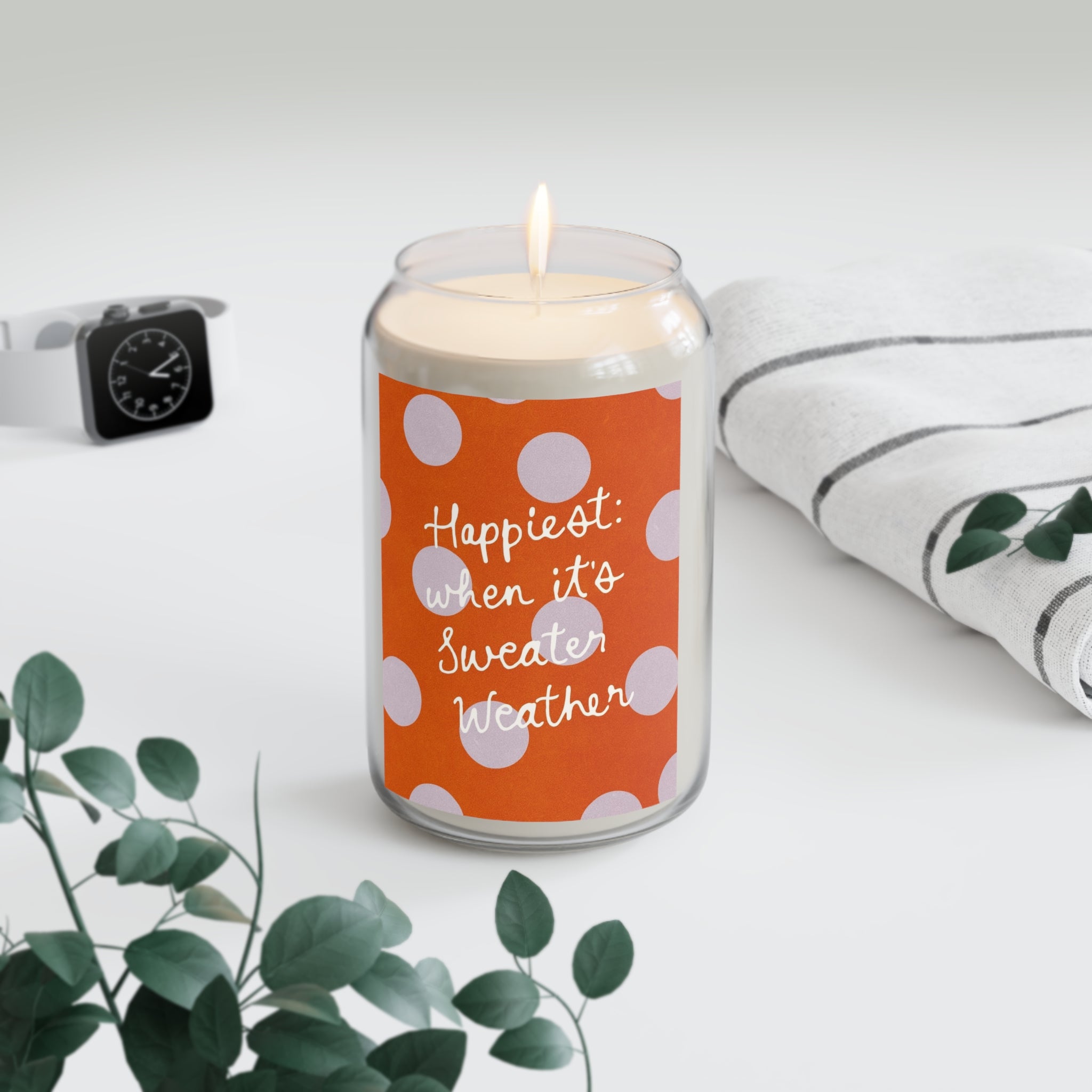 Happiest Sweater Weather Cozy Season Candle