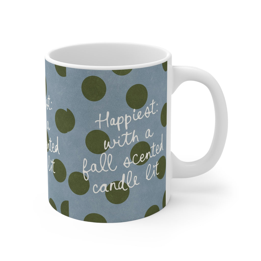 Happiest With A Fall Scented Candle Lit