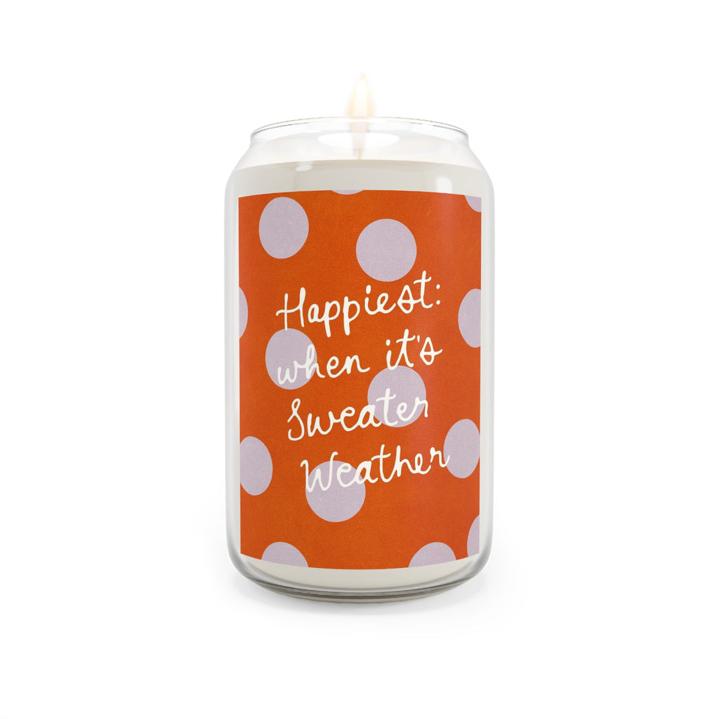 Happiest Sweater Weather Cozy Season Candle