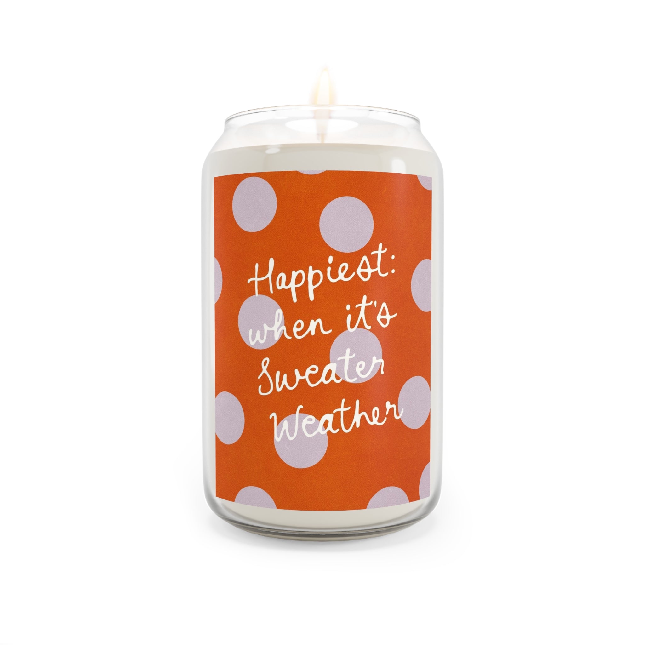 Happiest Sweater Weather Cozy Season Candle
